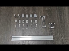 সমতল ছাদ ঢাল সৌর PV মাউন্টিং সিস্টেম 1200mm PV মাউন্টিং রেল MRA3